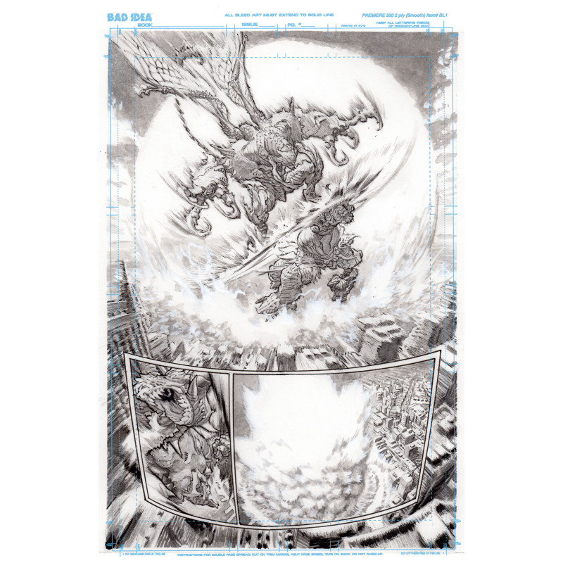 OLYMPUS SAGA MEGALITH 1 (OF 4) CVR G LEWIS LAROSA ORIGINAL ART EDITION 4 VAR