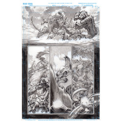 OLYMPUS SAGA MEGALITH 1 (OF 4) CVR H LEWIS LAROSA ORIGINAL ART EDITION 5 VAR