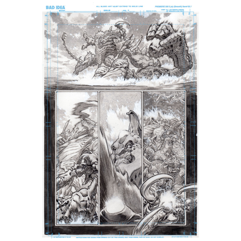 OLYMPUS SAGA MEGALITH 1 (OF 4) CVR H LEWIS LAROSA ORIGINAL ART EDITION 5 VAR