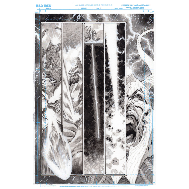 OLYMPUS SAGA MEGALITH 1 (OF 4) CVR I LEWIS LAROSA ORIGINAL ART EDITION 6 VAR