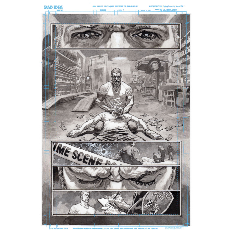 OLYMPUS SAGA MEGALITH 1 (OF 4) CVR J LEWIS LAROSA ORIGINAL ART EDITION 7 VAR