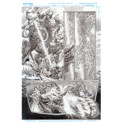 OLYMPUS SAGA MEGALITH 1 (OF 4) CVR L LEWIS LAROSA ORIGINAL ART EDITION 9 VAR