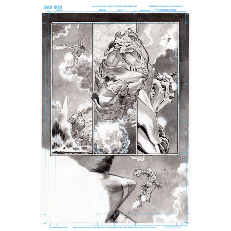 OLYMPUS SAGA MEGALITH 1 (OF 4) CVR N LEWIS LAROSA ORIGINAL ART EDITION 11 VAR