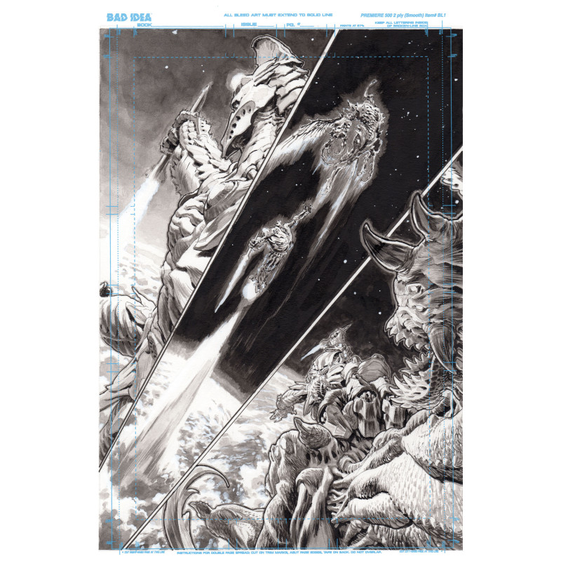 OLYMPUS SAGA MEGALITH 1 (OF 4) CVR O LEWIS LAROSA ORIGINAL ART EDITION 12 VAR