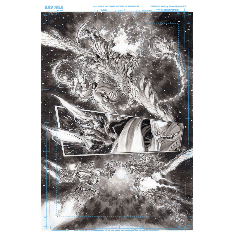 OLYMPUS SAGA MEGALITH 1 (OF 4) CVR P LEWIS LAROSA ORIGINAL ART EDITION 13 VAR