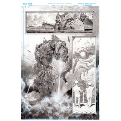 OLYMPUS SAGA MEGALITH 1 (OF 4) CVR Q LEWIS LAROSA ORIGINAL ART EDITION 14 VAR