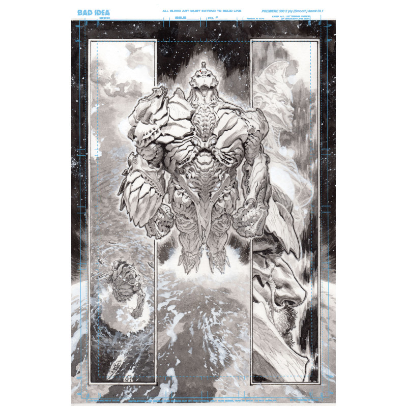 OLYMPUS SAGA MEGALITH 1 (OF 4) CVR T LEWIS LAROSA ORIGINAL ART EDITION 17 VAR