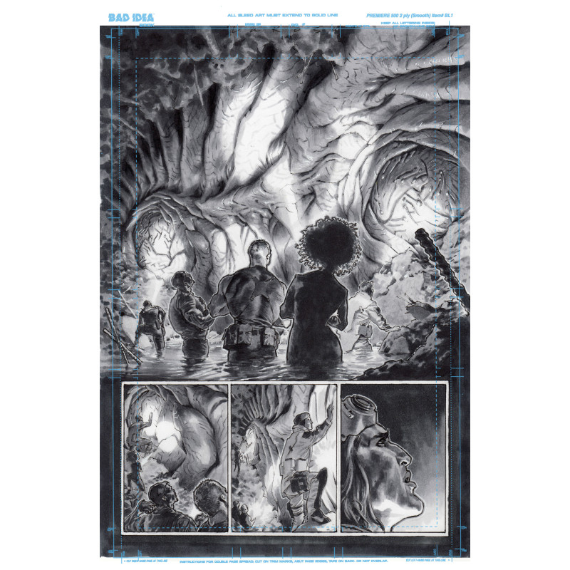OLYMPUS SAGA MEGALITH 1 (OF 4) CVR U LEWIS LAROSA ORIGINAL ART EDITION 18 VAR