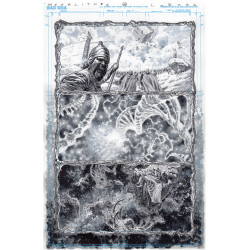 OLYMPUS SAGA MEGALITH 1 (OF 4) CVR ZB LEWIS LAROSA ORIGINAL ART EDITION 25 VAR