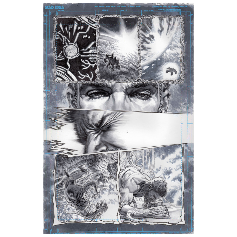 OLYMPUS SAGA MEGALITH 1 (OF 4) CVR ZC LEWIS LAROSA ORIGINAL ART EDITION 26 VAR