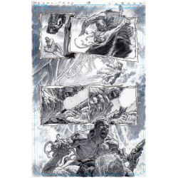 OLYMPUS SAGA MEGALITH 1 (OF 4) CVR ZE LEWIS LAROSA ORIGINAL ART EDITION 28 VAR