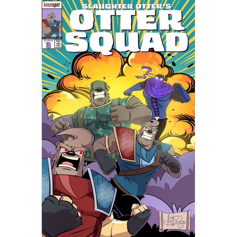 OTTER SQUAD 3 CVR A MATT RODGERS COOL GUYS DONT LOOK AT EXPLOSIONS