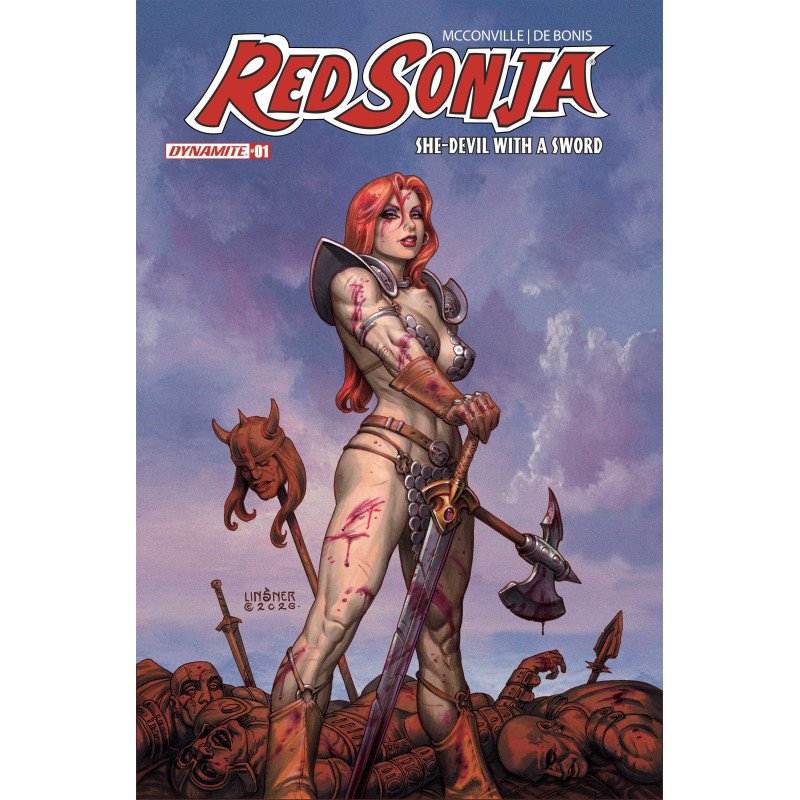 RED SONJA SHE DEVIL WITH A SWORD 1 CVR C JOSEPH MICHAEL LINSNER VAR