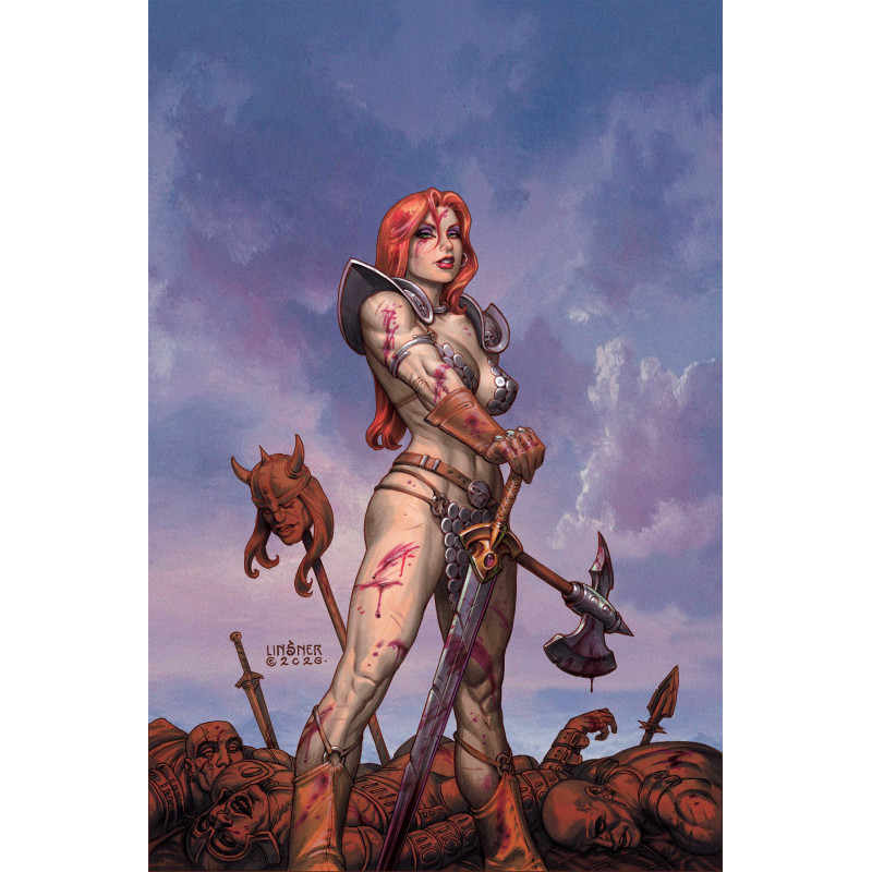 RED SONJA SHE DEVIL WITH A SWORD 1 CVR J JOSEPH MICHAEL LINSNER LTD VIRGIN VAR