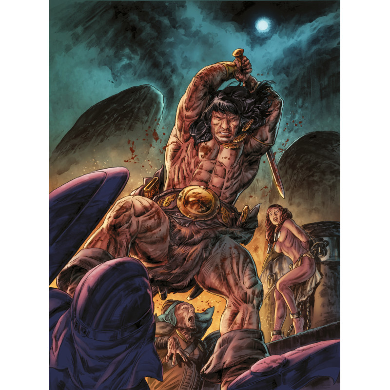 SAVAGE SWORD OF CONAN 14 CVR D DOUG BRAITHWAITE VIRGIN VAR (MR)