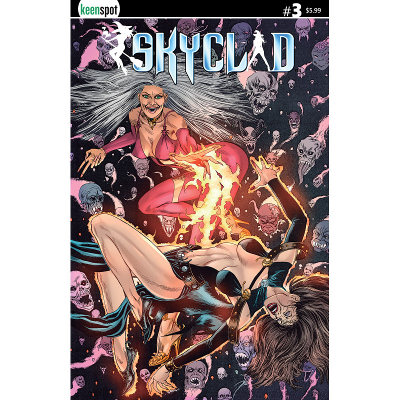 SKYCLAD 3 CVR A MICHAL DUTKIEWICZ YA BURNT! (MR)