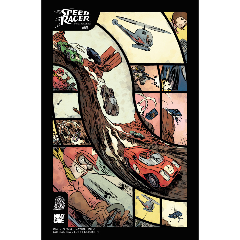 SPEED RACER 8 CVR B JESSE LONERGAN VAR