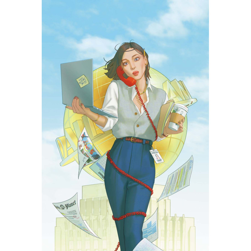 SUPERMAN 38 CVR B W SCOTT FORBES CARD STOCK VAR (THE REIGN OF THE SUPERBOYS)