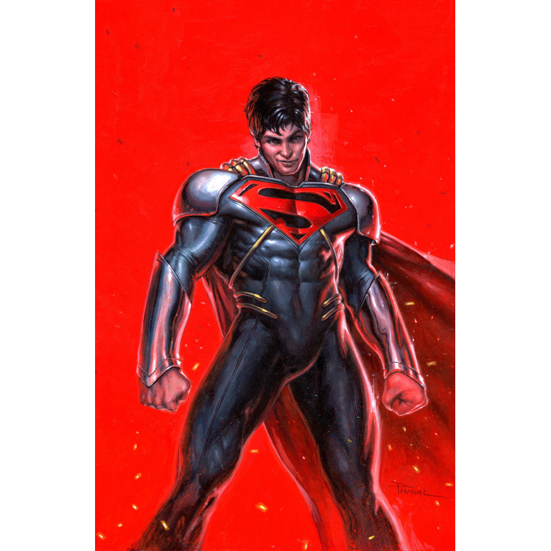 SUPERMAN 38 CVR D DAVIDE PARATORE CARD STOCK VAR (THE REIGN OF THE SUPERBOYS)