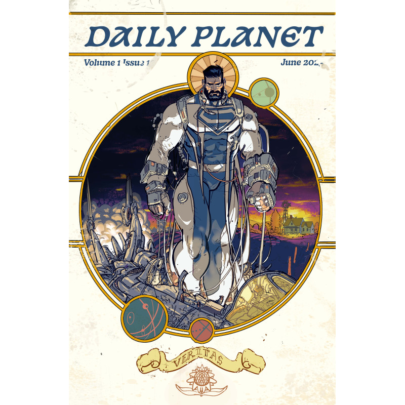 SUPERMAN FATHER OF TOMORROW 1 (OF 6) CVR C RILEY ROSSMO CARD STOCK VAR