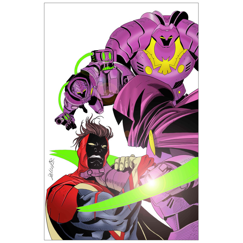 SUPERMAN UNLIMITED 13 CVR D SALVADOR LARROCA CARD STOCK VAR (THE REIGN OF THE SUPERBOYS)