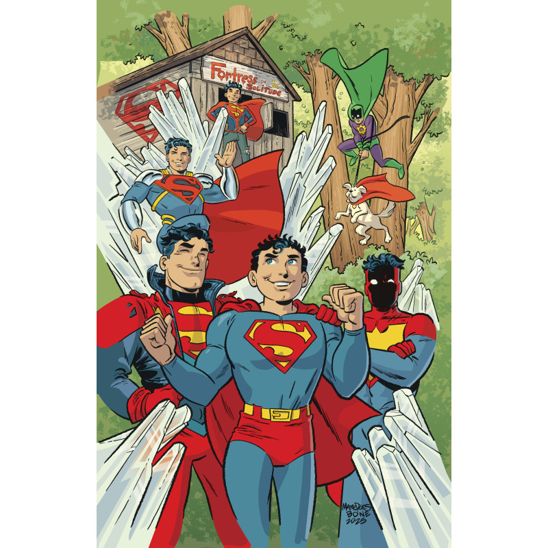 SUPERMAN UNLIMITED 13 CVR E ANTHONY MARQUES CARD STOCK VAR (THE REIGN OF THE SUPERBOYS)