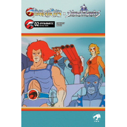 THUNDERCATS X SILVERHAWKS 2 CVR E ANIMATION ART VAR