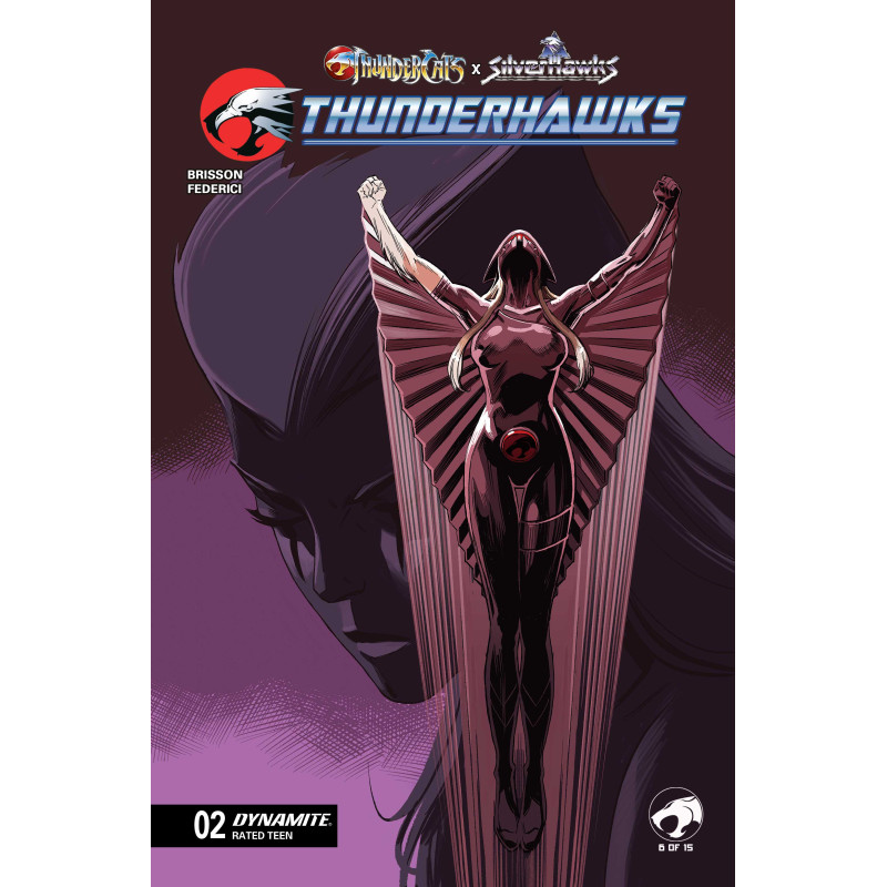 THUNDERCATS X SILVERHAWKS THUNDERHAWKS 2 CVR C MARCO FAILLA VAR