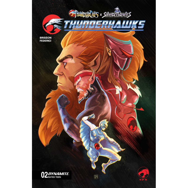 THUNDERCATS X SILVERHAWKS THUNDERHAWKS 2 CVR D ALESSANDRO RANALDI VAR