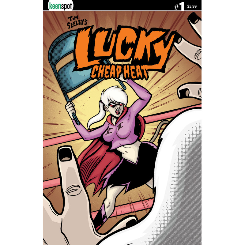 TIM SEELEYS LUCKY CHEAP HEAT 1 (ONE SHOT) CVR B ERICK MARSHALL VAR