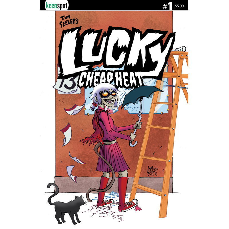 TIM SEELEYS LUCKY CHEAP HEAT 1 (ONE SHOT) CVR C ERIC WOLFGANG VAR