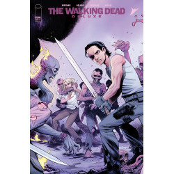 WALKING DEAD DELUXE 136 CVR C CLIFF RATHBURN CONNECTING VAR (MR)