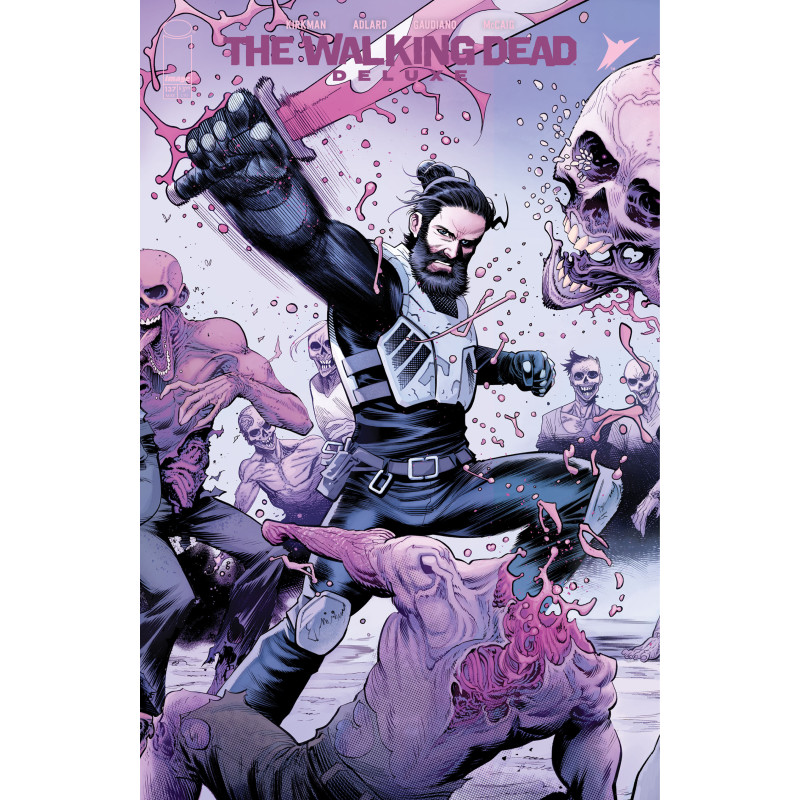 WALKING DEAD DELUXE 137 CVR C CLIFF RATHBURN CONNECTING VAR (MR)