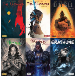 WORLD OF ASUNDA BUNDLE OF 6 TP INCLUDES 1 FREE COPY OF THE UNTAMED A SINNERS PRAYER 1 CVR B CAANAN WHITE BATMAN HOMAGE VAR