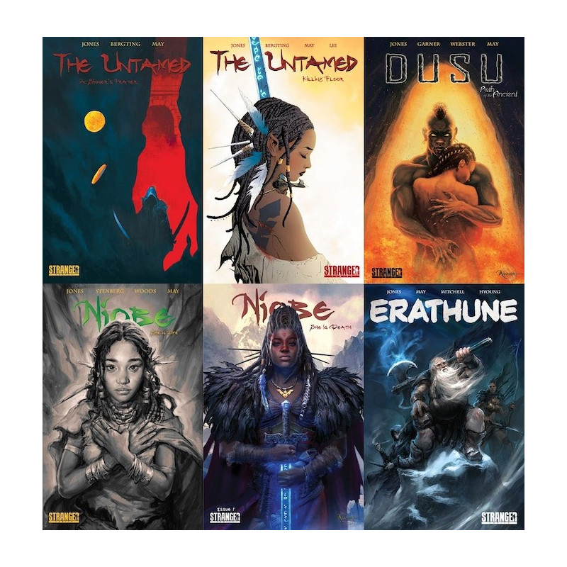 WORLD OF ASUNDA BUNDLE OF 6 TP INCLUDES 1 FREE COPY OF THE UNTAMED A SINNERS PRAYER 1 CVR B CAANAN WHITE BATMAN HOMAGE VAR