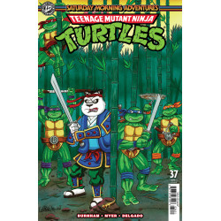 TEENAGE MUTANT NINJA TURTLES: SATURDAY MORNING ADVENTURES 37 VARIANT D FOIL (LAVIGNE)