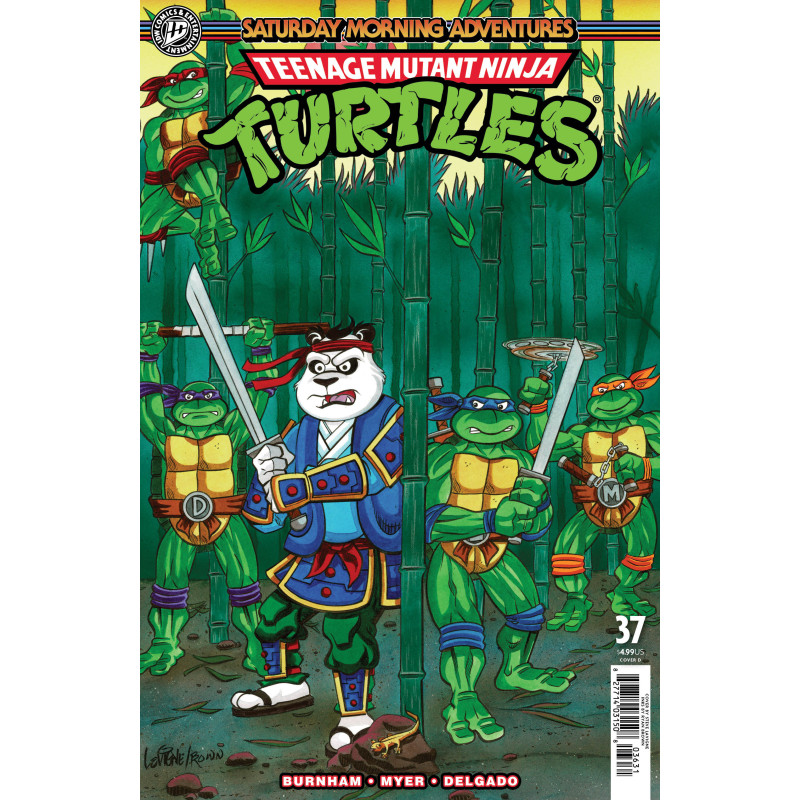TEENAGE MUTANT NINJA TURTLES: SATURDAY MORNING ADVENTURES 37 VARIANT D FOIL (LAVIGNE)