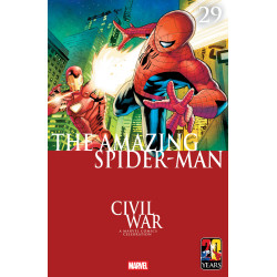 AMAZING SPIDER-MAN 29 GREG LAND CIVIL WAR CELEBRATION VARIANT
