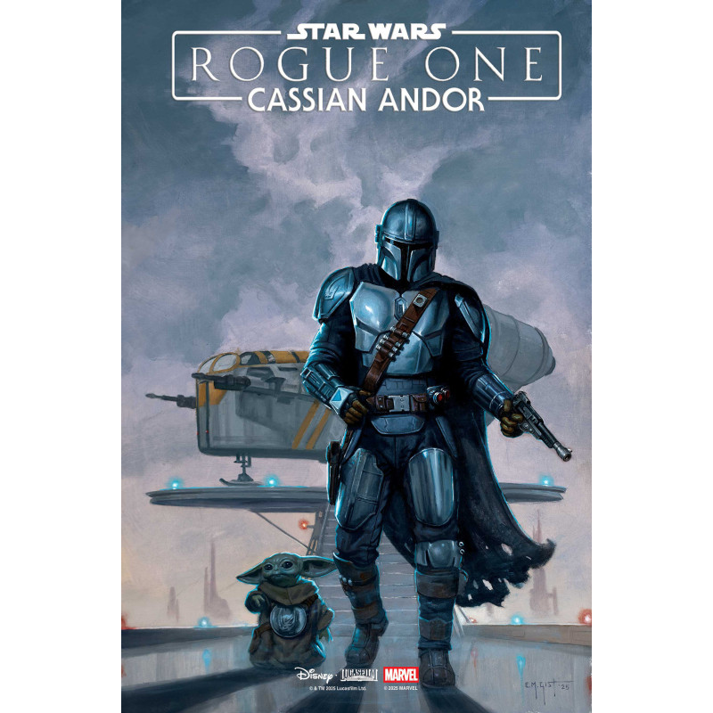 STAR WARS: ROGUE ONE - CASSIAN ANDOR 1 E.M. GIST MANDALORIAN & GROGU VARIANT