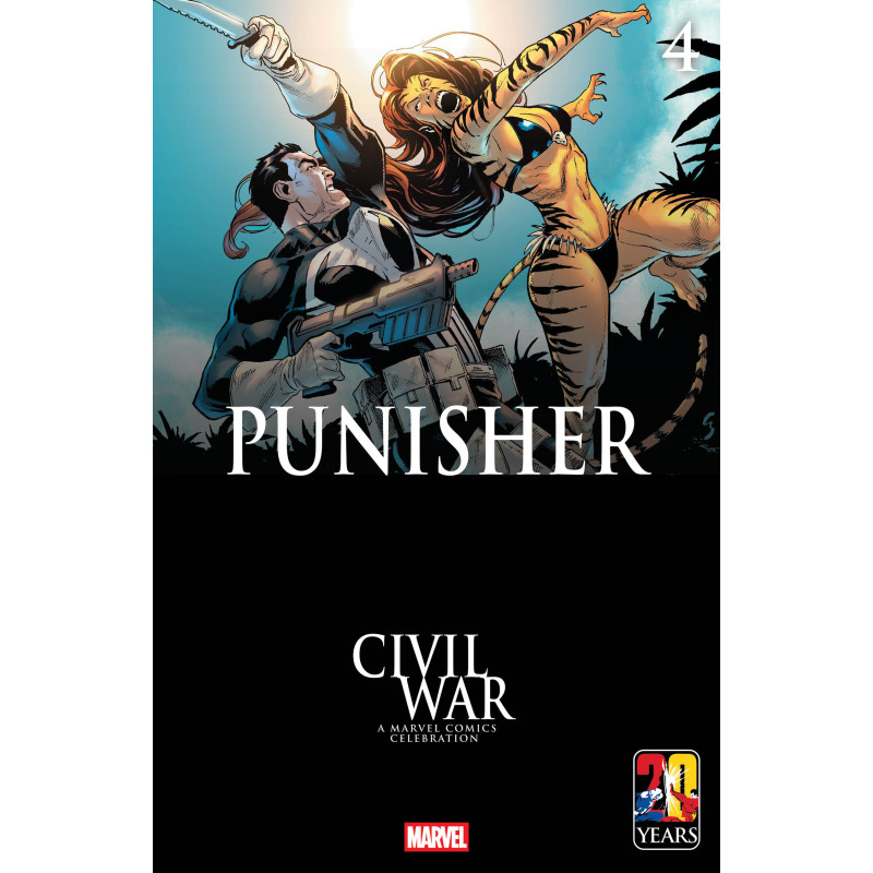 PUNISHER 4 GEOFF SHAW CIVIL WAR CELEBRATION VARIANT