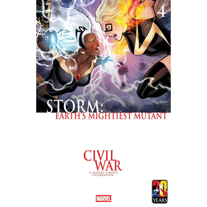 STORM: EARTH'S MIGHTIEST MUTANT 4 LUCAS WERNECK CIVIL WAR CELEBRATION VARIANT