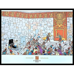 TINTIN ET LE TEMPLE DU SOLEIL CS03 POSTER 60X50CM