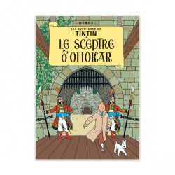 TINTIN CARTE POSTALE KING OTTOKARS SCEPTRE