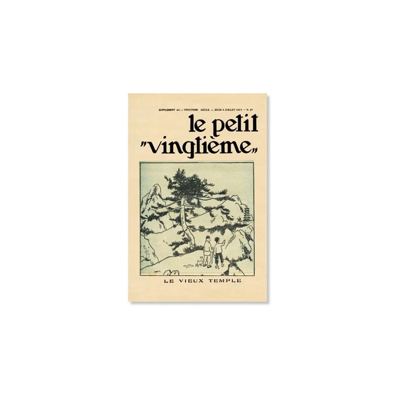 TINTIN LE LOTUS BLEUE LE PETIT VINGTIEME N27 POSTER 40X60CM