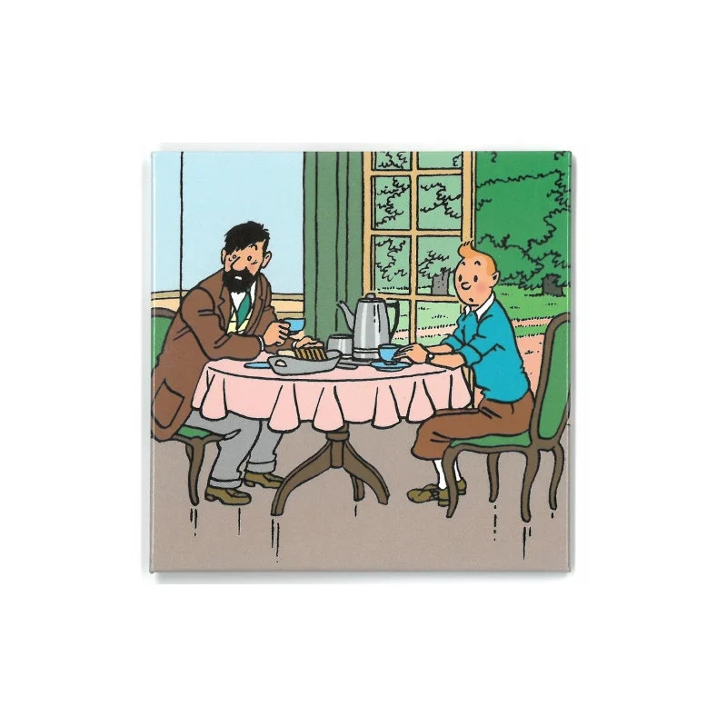 MAGNET DEJEUNER TINTIN