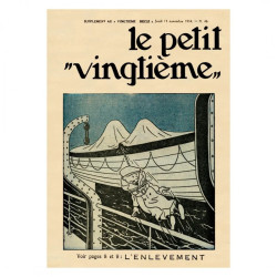CARTE POSTALE TINTIN LE PETIT VINGTIEME LE LOTUS BLEU N46