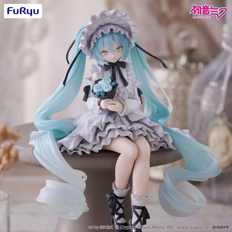 HATSUNE MIKU STATUETTE PVC NOODLE STOPPER VINTAGE DOLL STYLE 15 CM