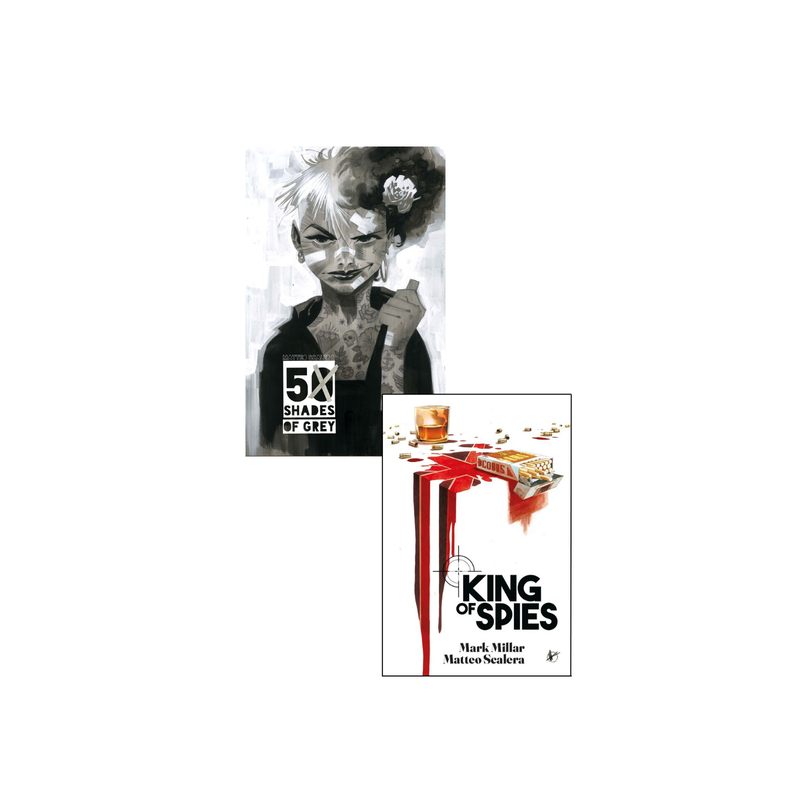 PACK DÉDICACE : MATTEO SCALERA,  ARTBOOK & KING OF SPIES + JAQUETTE