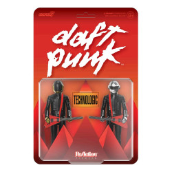 DAFT PUNK PACK 2 FIGURINES REACTION WAVE 01 HUMAN AFTER ALL 10 CM