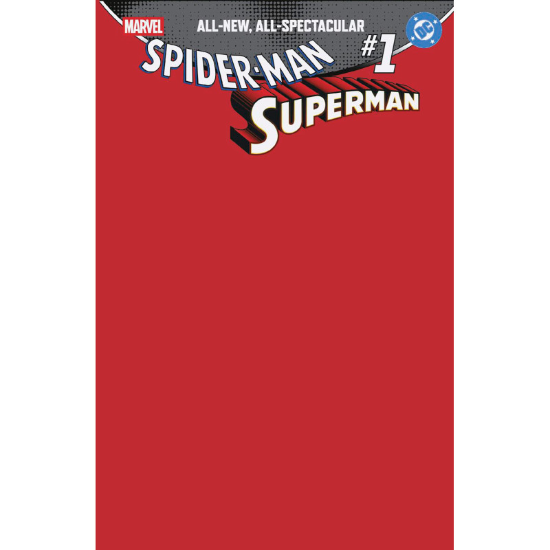 MARVEL/DC: SPIDER-MAN/SUPERMAN 1 TBD ARTIST BLANK VARIANT